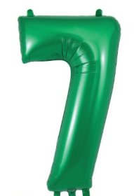 (image for) OT FOIL BALLOON NO.7 GREEN - 34"