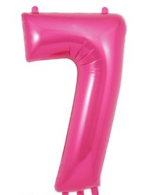 (image for) OT FOIL BALLOON NO.7 PINK - 34"