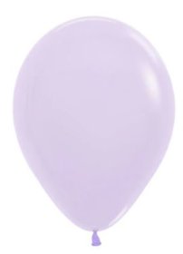 (image for) ST BALLOON PASTEL/M LILAC 50S - 12"