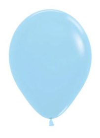 (image for) ST BALLOON PASTEL/M BLUE 25S - 18"