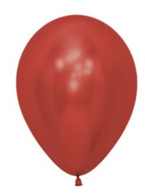(image for) ST BALLOON REFLEX C/RED 50S - 12"