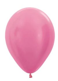 (image for) ST BALLOON SATIN FUCHSIA 50S - 12"