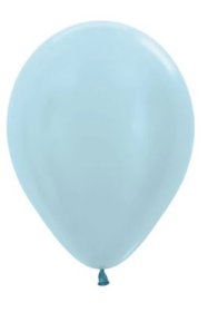 (image for) ST BALLOON SATIN BLUE 100S - 5"