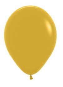 (image for) ST BALLOON F/MUSTARD 50S - 12"