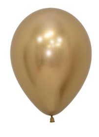 (image for) ST BALLOON REFLEX GOLD 50S - 12"