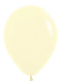 (image for) ST BALLOON PASTEL/M YELLOW 50S - 12"
