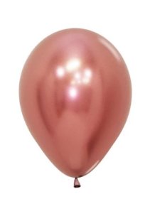 (image for) ST BALLOON REFLEX RGOLD 50S - 12"