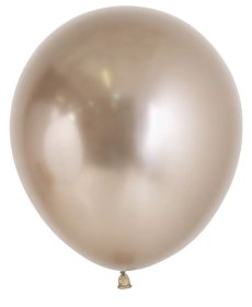 (image for) ST BALLOON REFLEX CHAMPAGN 15S - 18"