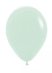 (image for) ST BALLOON PASTEL/M GREEN 50S - 5" - 5"