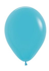 (image for) ST BALLOON SATIN CAR/BLUE 100S - 5"