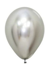 (image for) ST BALLOON REFLEX SILVER 50S - 5"