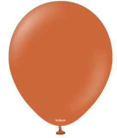 (image for) KS BALLOON R/RUST ORANGE 25S - 18"