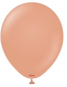 (image for) KS BALLOON STD/CLAY PINK 100S - 12"