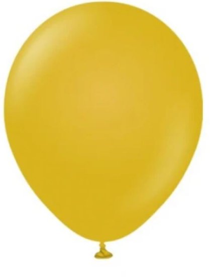(image for) KS BALLOON R/MUSTARD 25S - 18\"