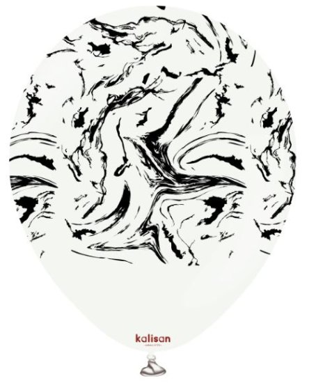 (image for) KS BALLOON NEBULA WHITE 25S - 12\"