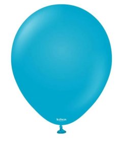 (image for) KS BALLOON R/BLUE GLASS 25S - 18"