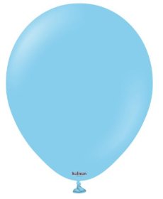 (image for) KS BALLOON STD/BABY BLUE 100S - 5"