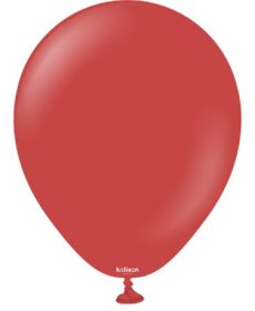 (image for) KS BALLOON STD/DEEP RED 100S - 12"