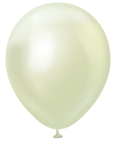 (image for) KS BALLOON M/GREEN GOLD 25S - 18\"