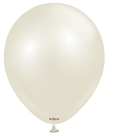 (image for) KS BALLOON AURA IVORY WHIT 50S - 12\"