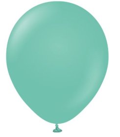 (image for) KS BALLOON STD/SEA GREEN 25S - 18"