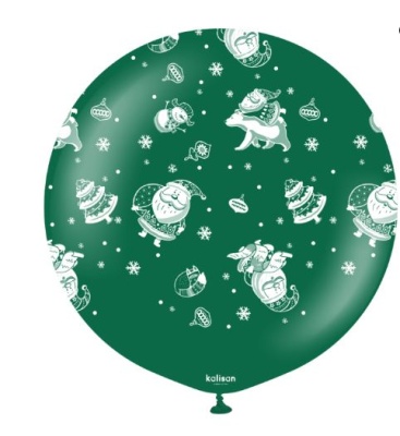 (image for) KS XMAS BALLOON-SANTA DGRN 25S
