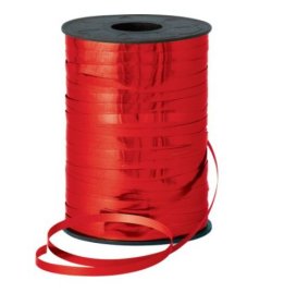 (image for) QT M/CURL RIBBON RED 250M - 5MM