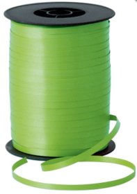 (image for) QT CURL RIBBON LIME GREEN 500M - 5MM
