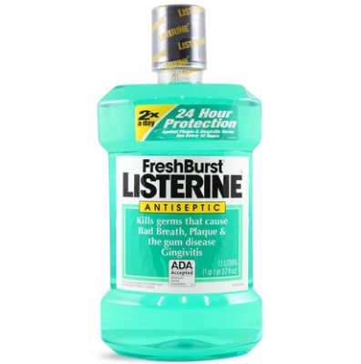 (image for) LISTERINE MOUTHWASH FRESH BURST ANTISEPTIC - 250ML