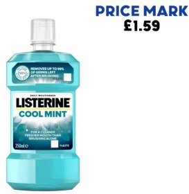 (image for) LISTERINE M/WASH COOL MINT1.59 - 250ML