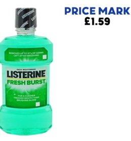 (image for) LISTERINE M/WASH FR BUR PM1.59 - 250ML