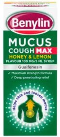 (image for) BENYLIN MUCUS MAX COUGH H/LEMO - 150ML