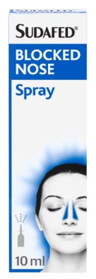 (image for) SUDAFED BLOCKED NOSE SPRAY - 10ML