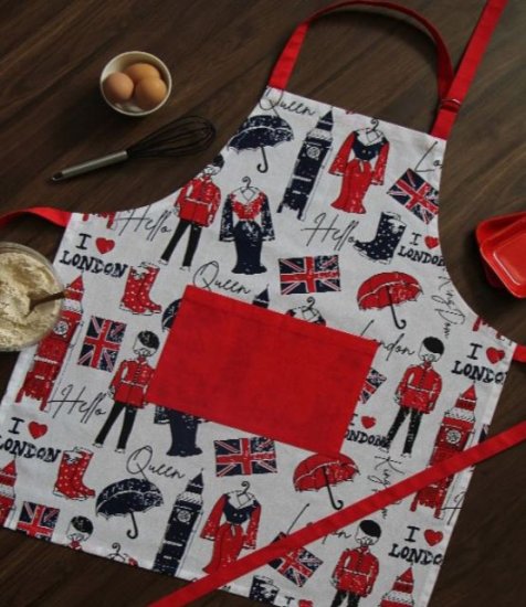 (image for) HL COTTON APRON LONDON - STD