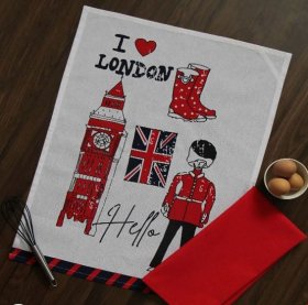 (image for) HL TEA TOWEL LONDON - 2S