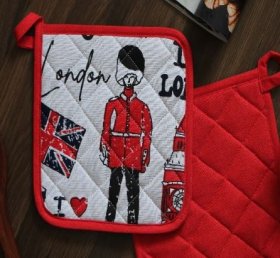 (image for) HIGH COTTON POT HOLDER LONDON - 20X20