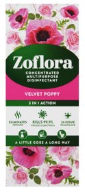 (image for) ZOFLORA DISINFECT VELVET POPPY - 500ML