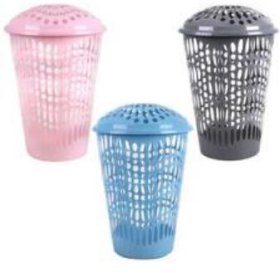 (image for) SQ LAUNDRY BASKET WITH LID - 50L