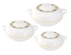 (image for) SQ HOTPOT SET AMBIENTE WHITE - 3PCS