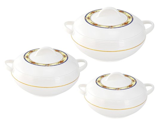 (image for) SQ HOTPOT SET AMBIENTE WHITE - 3PCS