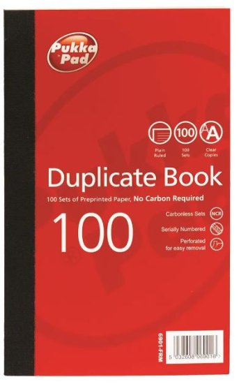 (image for) PUK DUPLICATE BOOK PLAIN RUL - 216X13