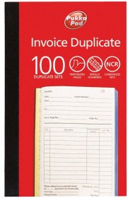 (image for) PUK INVOICE DUPLICATE 210X130 - 100S