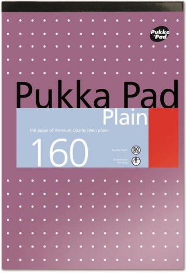 (image for) PUK REFILL PAD PLAIN 160PAGE - A4