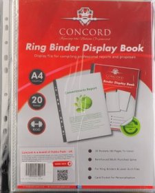(image for) PUK RING BINDER DISPLAY CLEAR - A4