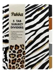 (image for) PUK DIVIDERS 5PART WILD ASST - A4