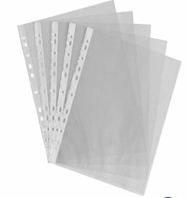 (image for) PUK PUNCHED POCKETS CLEAR