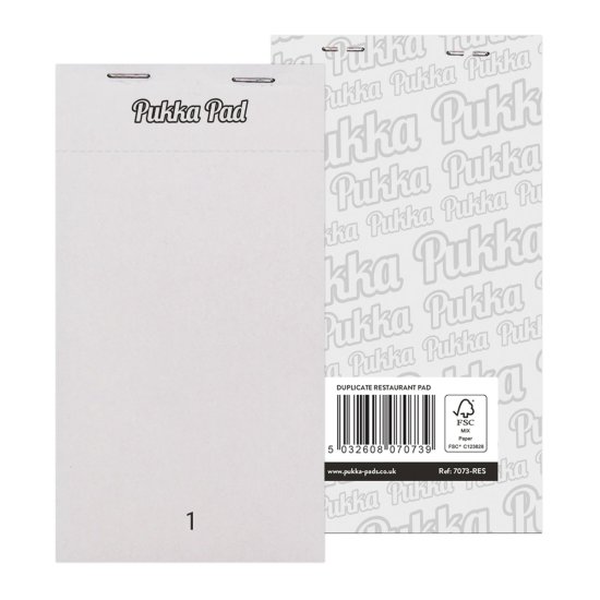 (image for) PUK RESTAURANT PAD 3X5.5 - STD