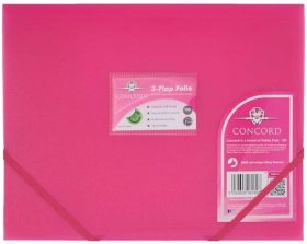 (image for) PUK 3-FLAP FOLIO PINK - A4