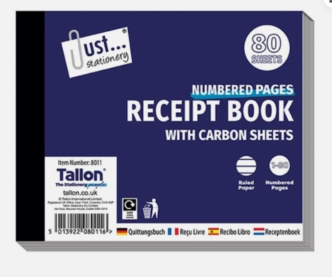 (image for) TL RECEIPT BOOK 80PAGES