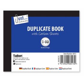 (image for) TL DUPLI INVOICE BOOK 80S - 1/2SIZ